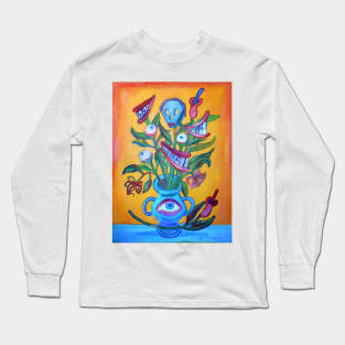 Still life and skull Long Sleeve T-Shirt